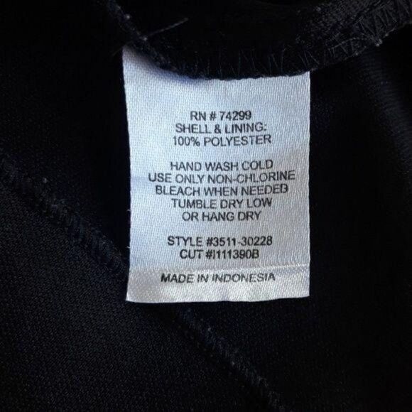 Vtg 90's Enfocus Studio Empire Bow Zebra Print Slip Dress Black Sz 6‎ - Picture 8 of 8